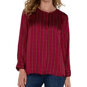 Liverpool Long Sleeve popover Top